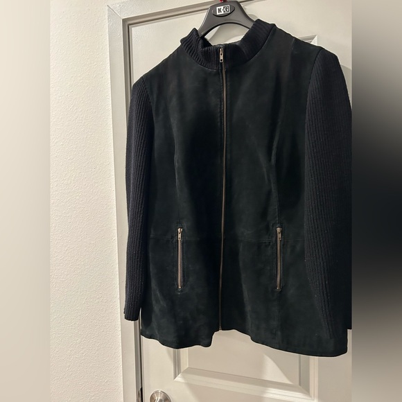 Women’s, Size 24W Suede, Color Black, Great Condition, JG Hook - Picture 1 of 2